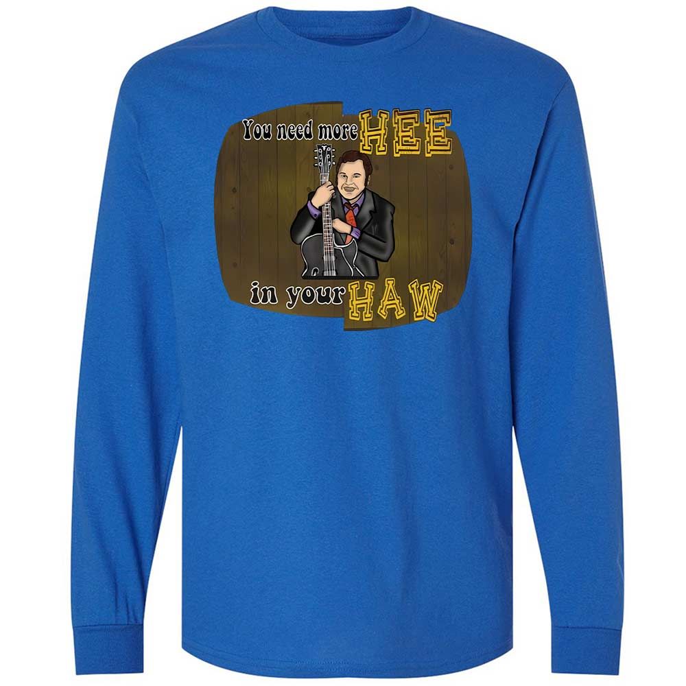Long Sleeve T-Shirt - QY75RVZQ - Royal - 7