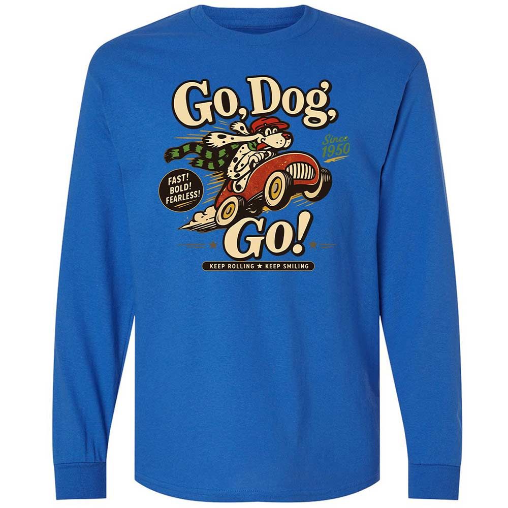 Long Sleeve T-Shirt - KHWPR9U3 - Royal - 7