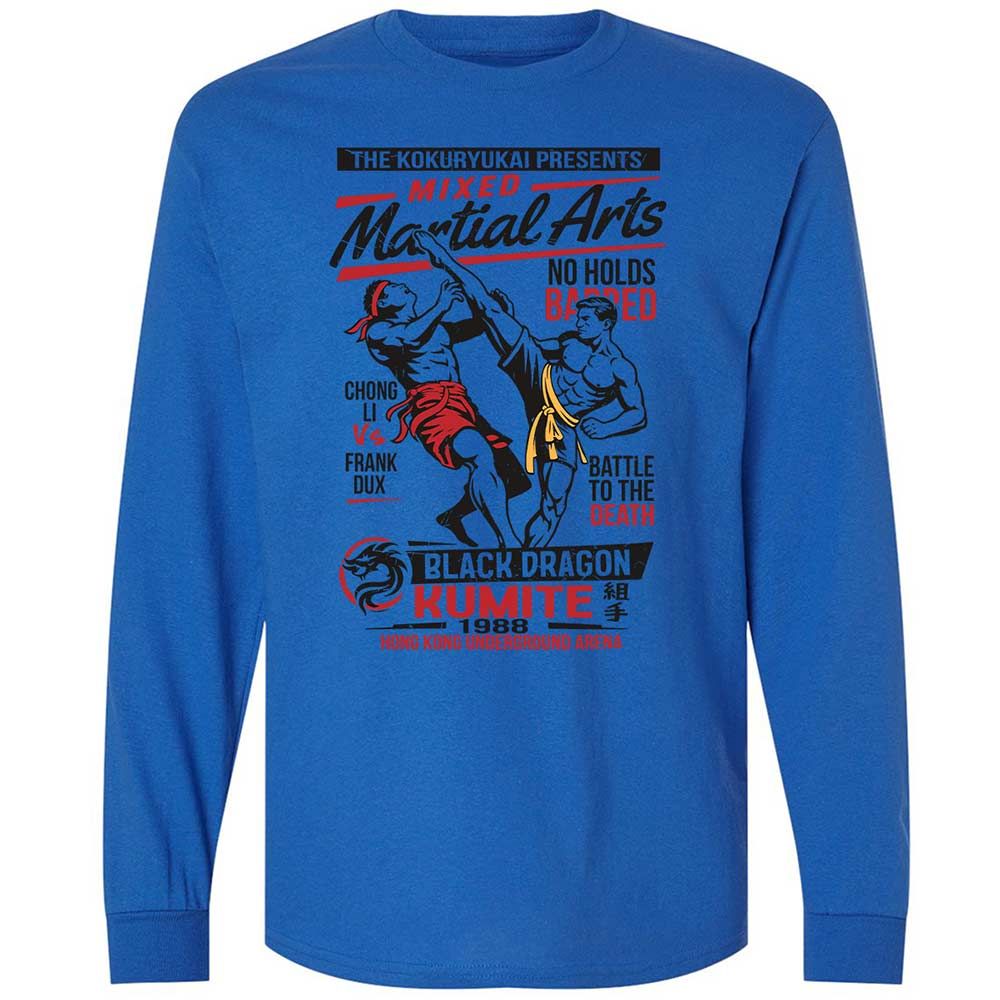 Long Sleeve T-Shirt - 8EVVDK17 - Royal - 7