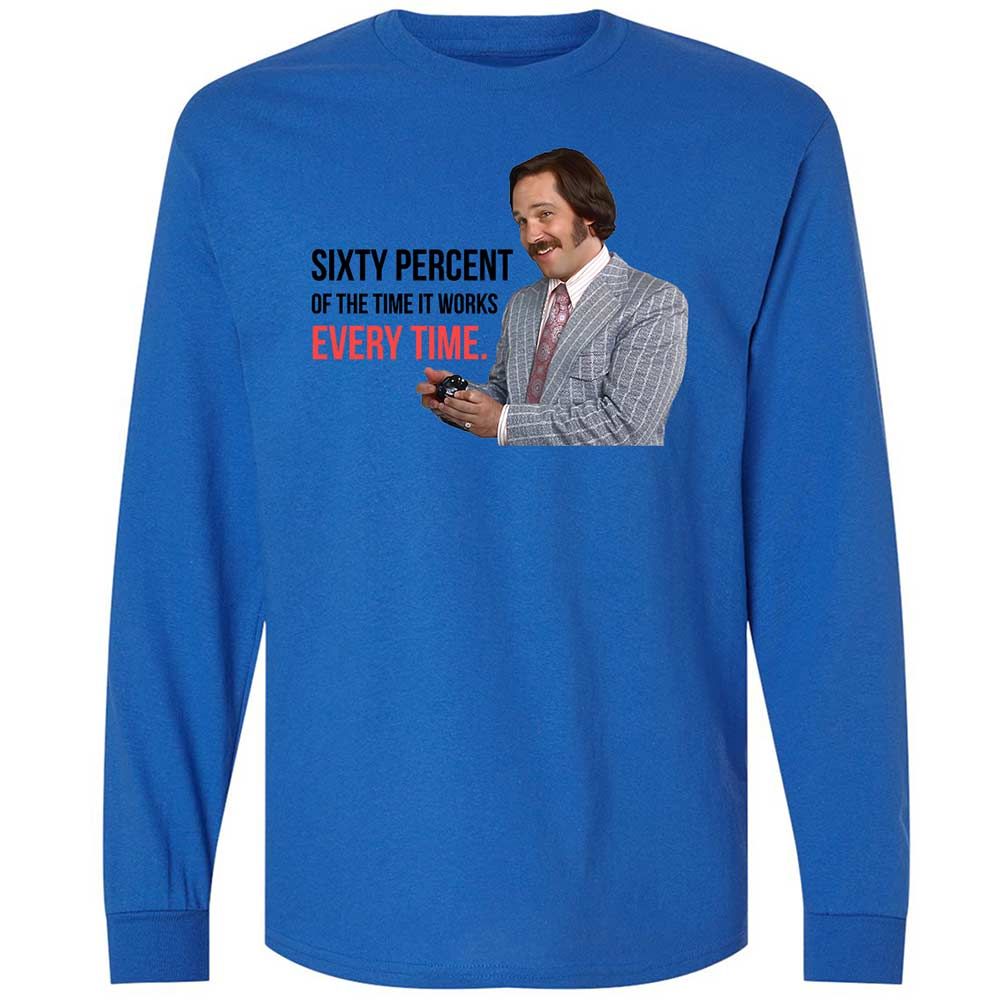Long Sleeve T-Shirt - VZTFAA6U - Royal - 7