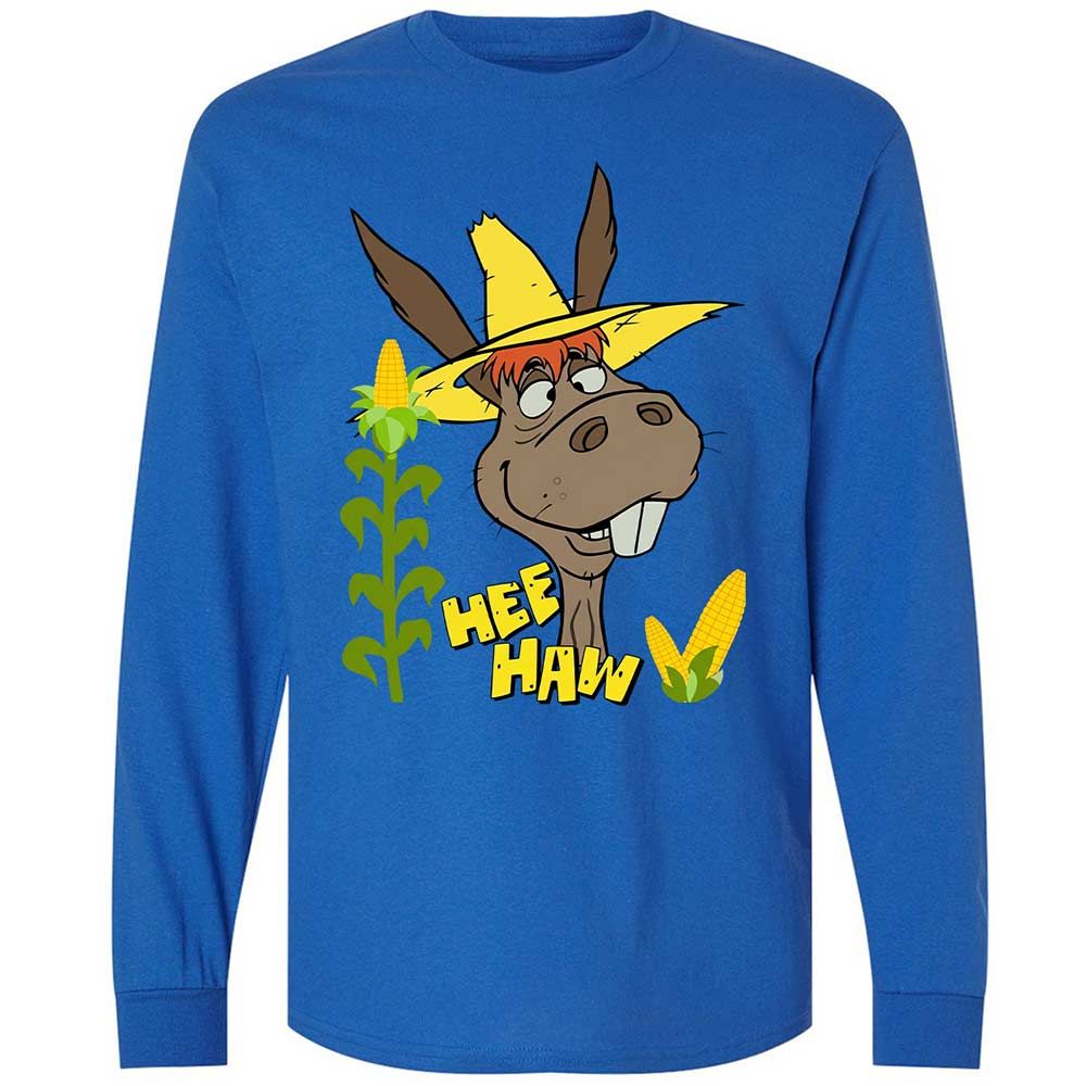 Long Sleeve T-Shirt - DE564HXM - Royal - 7