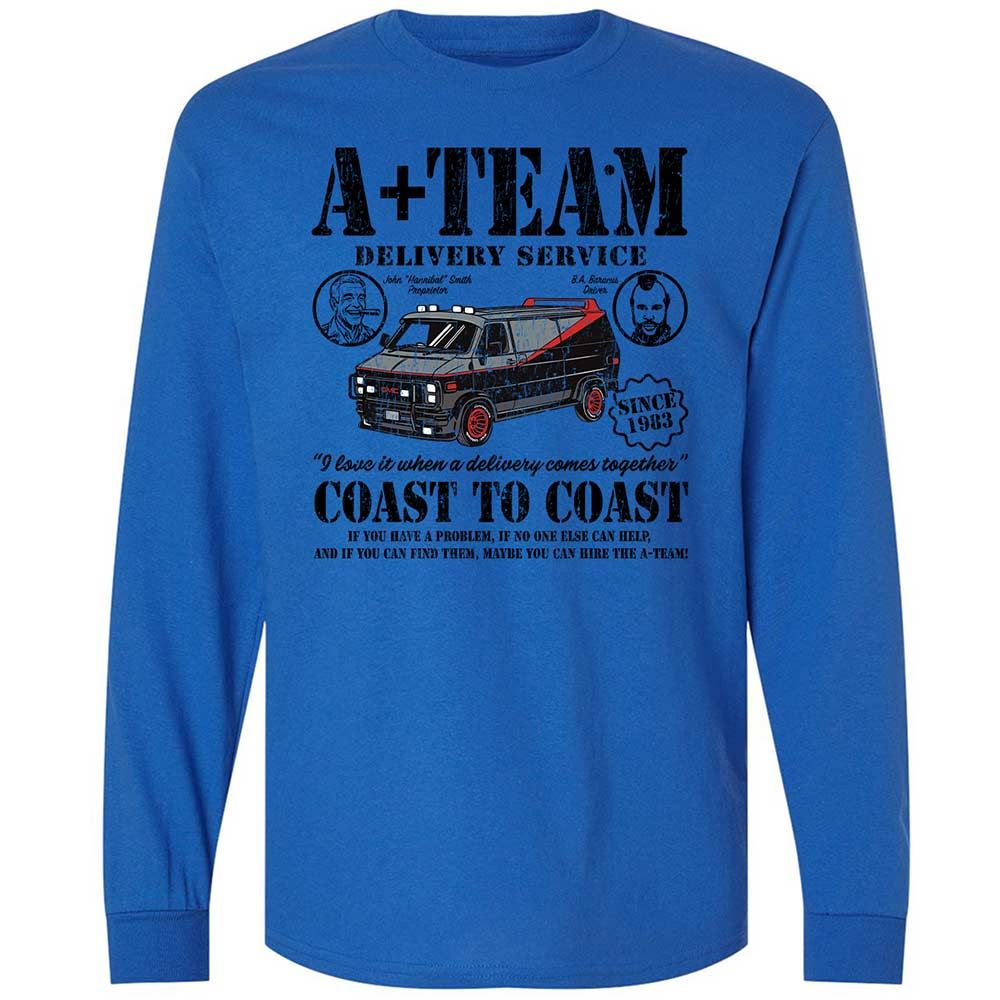 Long Sleeve T-Shirt - X3Z2EW35 - Royal - 7