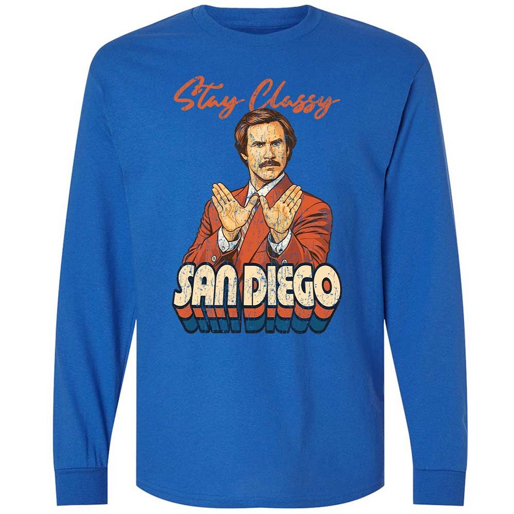 Long Sleeve T-Shirt - L2FTJ4X9 - Royal - 7