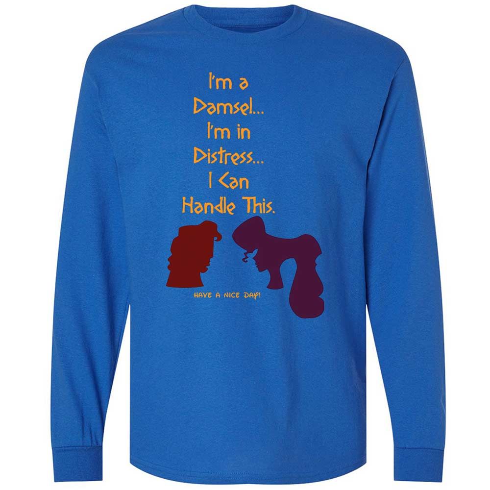 Long Sleeve T-Shirt - WVT8KECV - Royal - 7