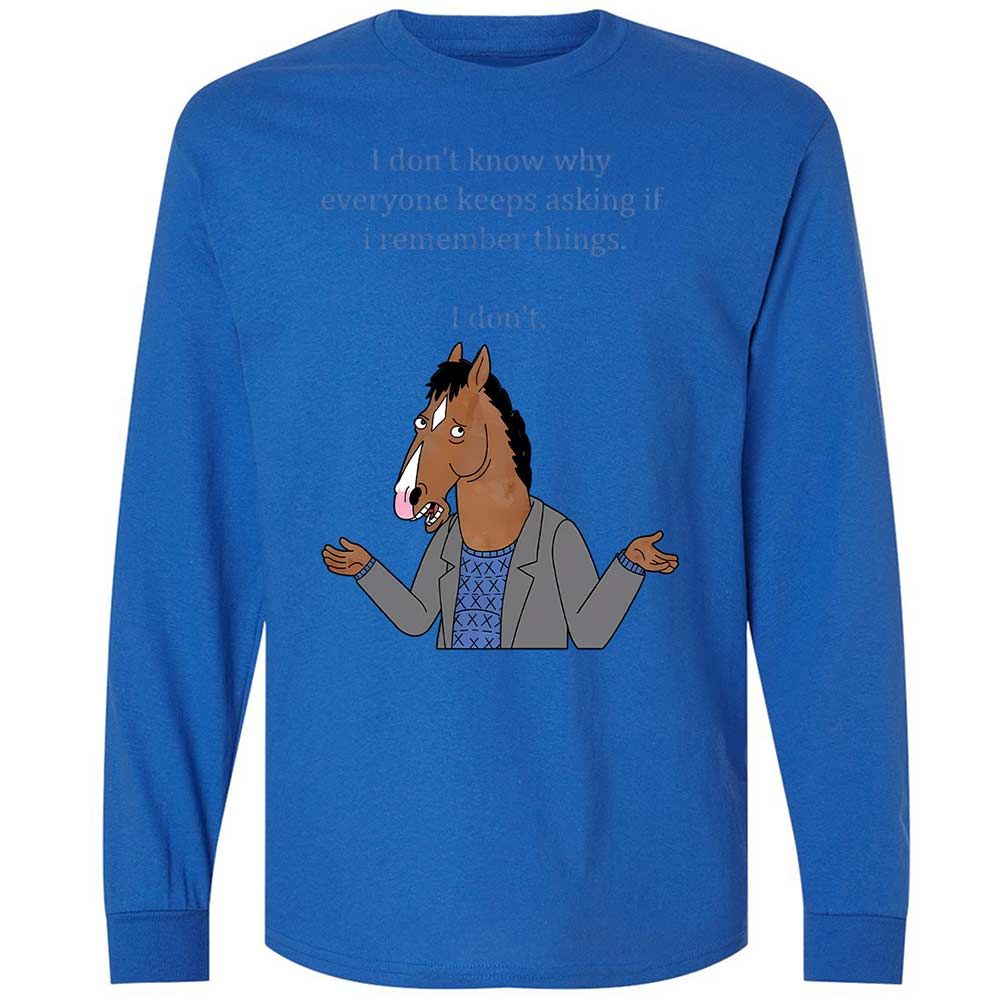 Long Sleeve T-Shirt - MCT7BL5B - Royal - 7