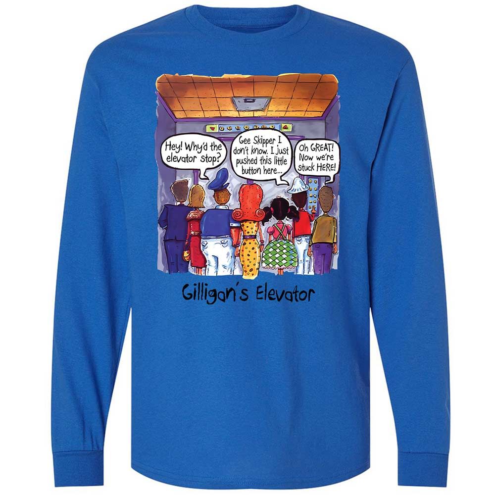 Long Sleeve T-Shirt - XKXZQP6R - Royal - 7