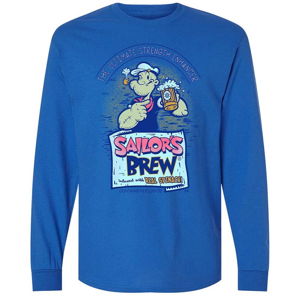 Long Sleeve T-Shirt - XQRSCW7R - Royal - 7