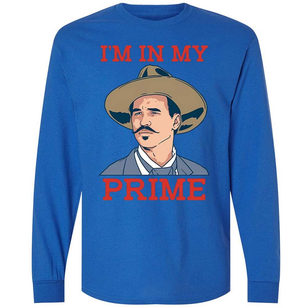 Long Sleeve T-Shirt - HJMHSQ6L - Royal - 7