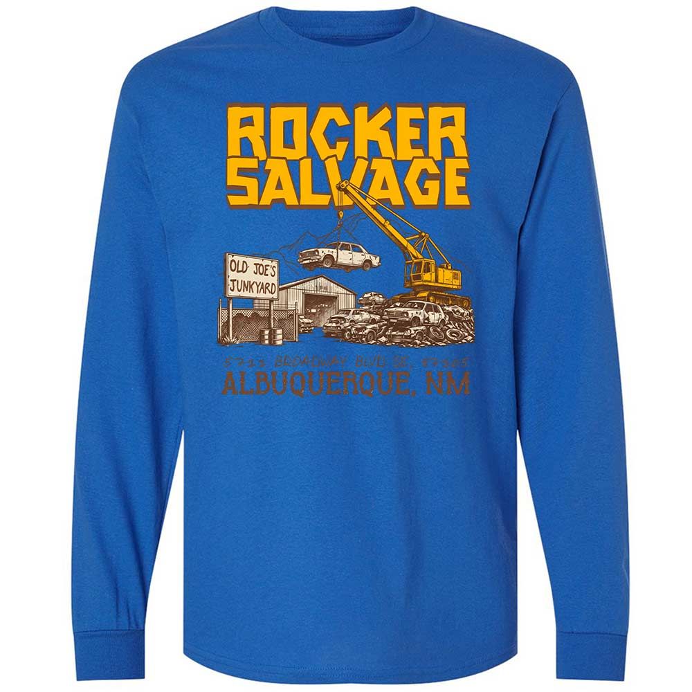 Long Sleeve T-Shirt - 9B49SAX6 - Royal - 7