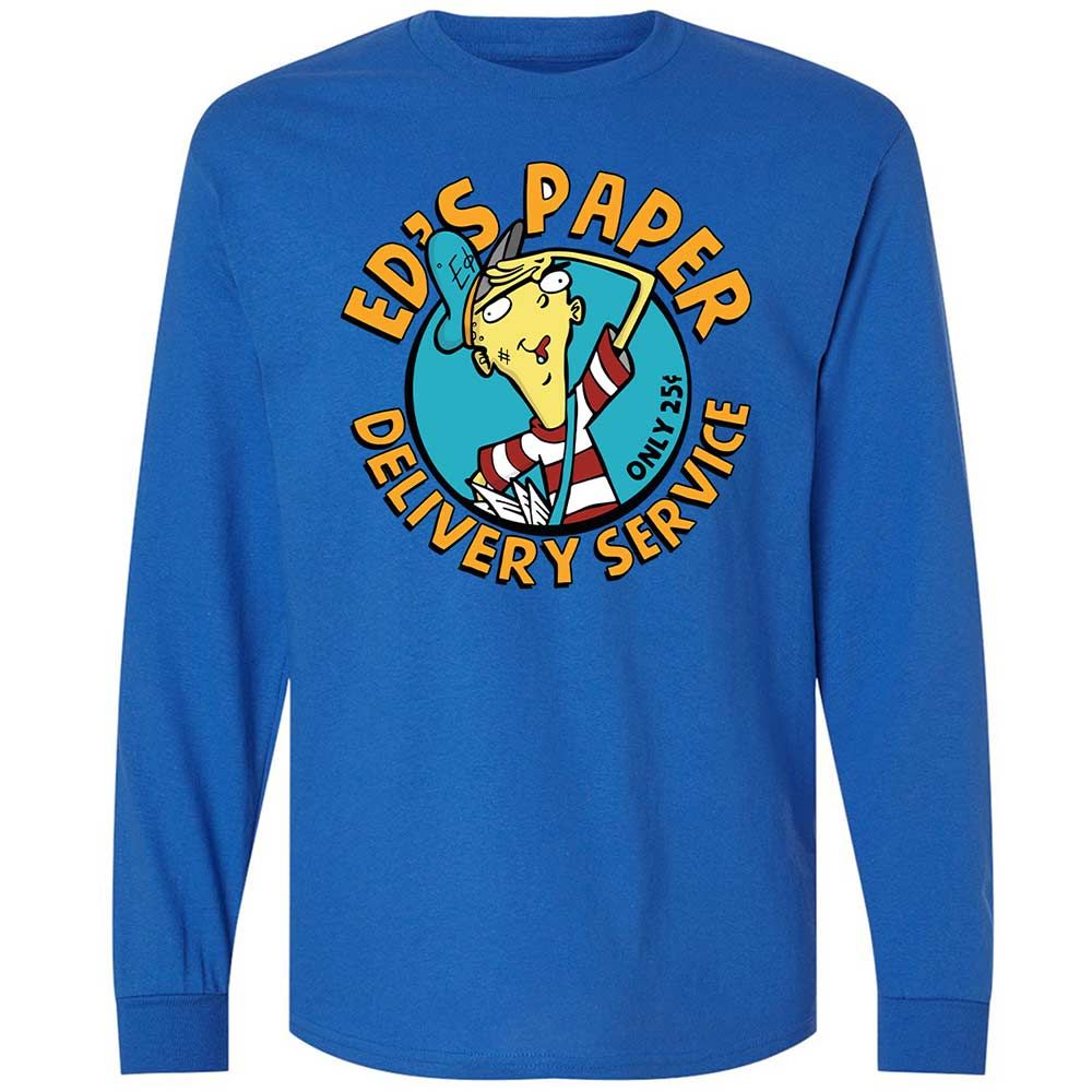 Long Sleeve T-Shirt - TE5YUV1J - Royal - 7