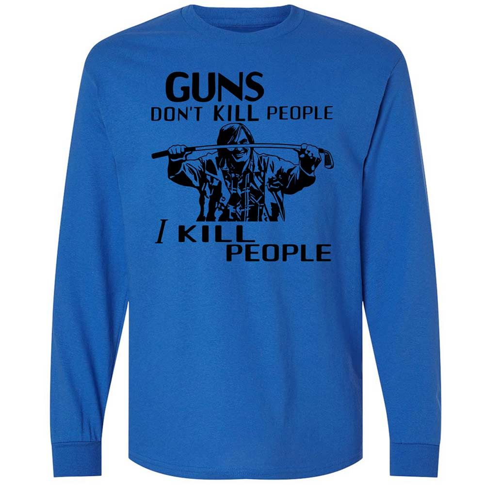 Long Sleeve T-Shirt - P9QH5P41 - Royal - 7