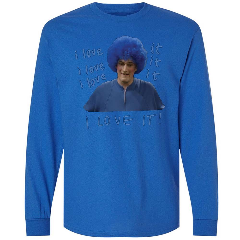 Long Sleeve T-Shirt - CGQZPUUJ - Royal - 7