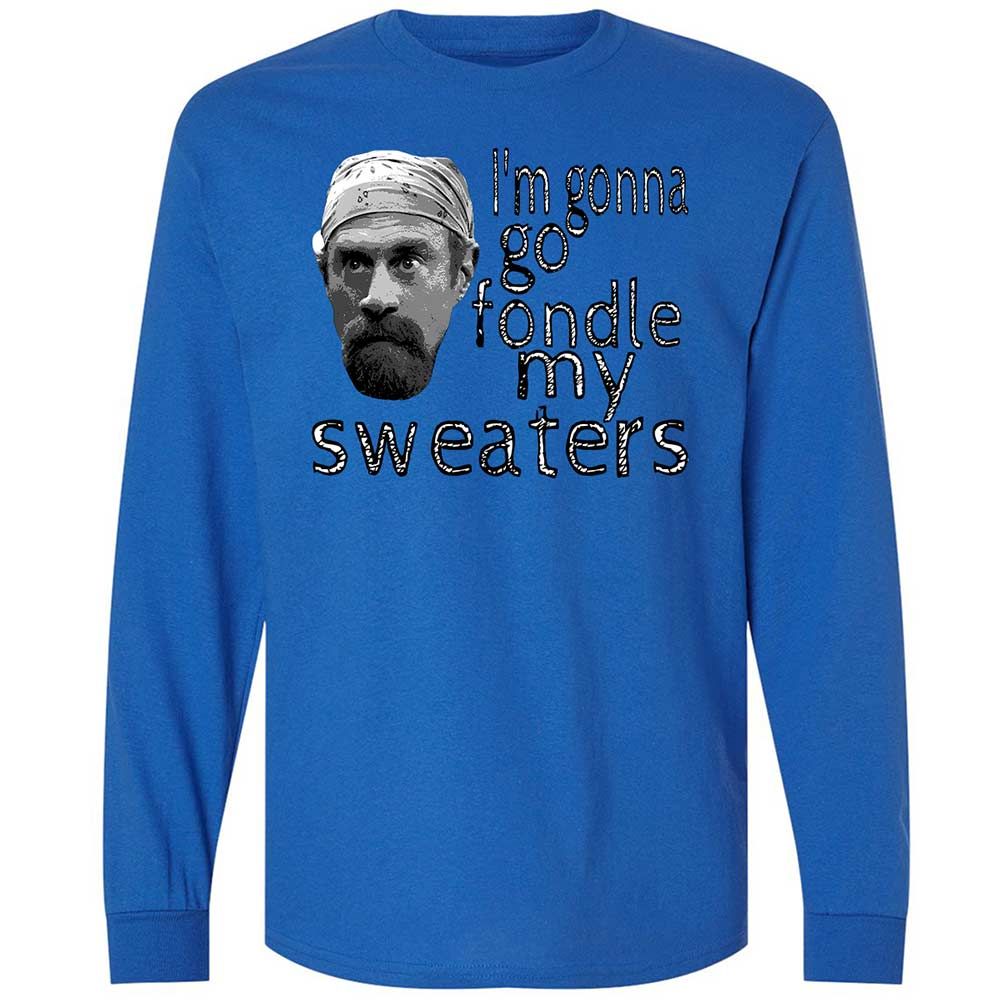Fondle my sweaters - Royal - 7