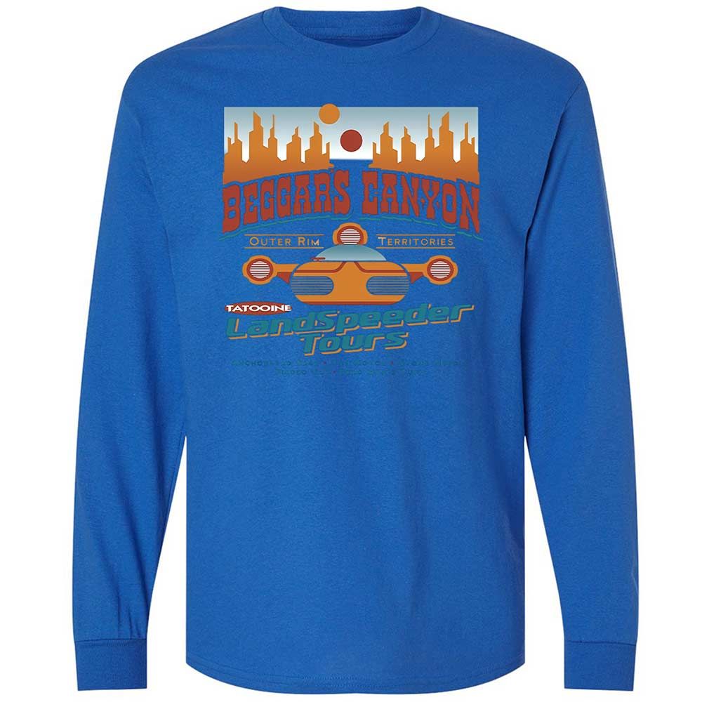 Long Sleeve T-Shirt - 696JJBX7 - Royal - 7