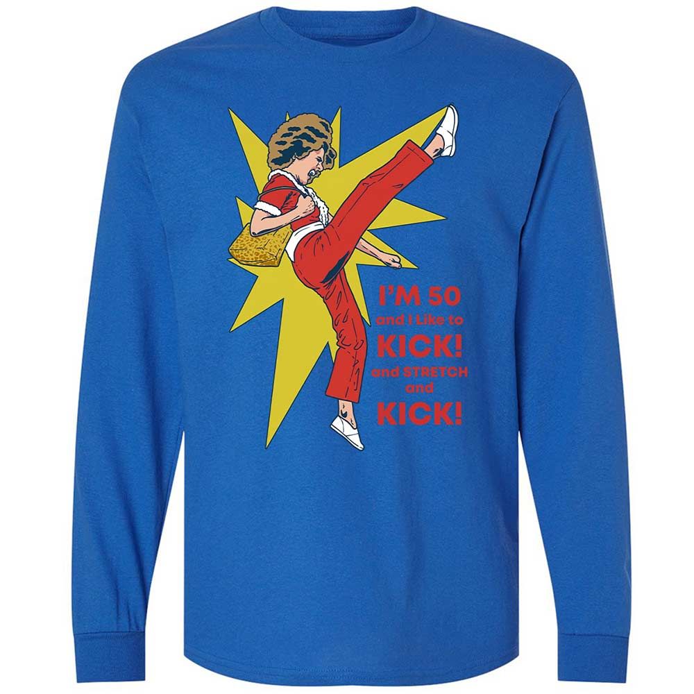 Long Sleeve T-Shirt - WKL347E9 - Royal - 7