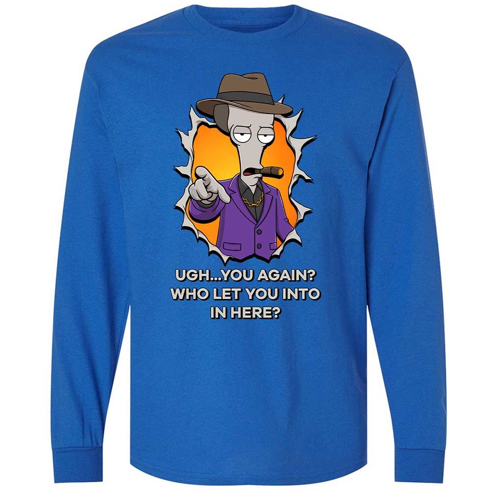 Long Sleeve T-Shirt - UZNMZX6A - Royal - 7