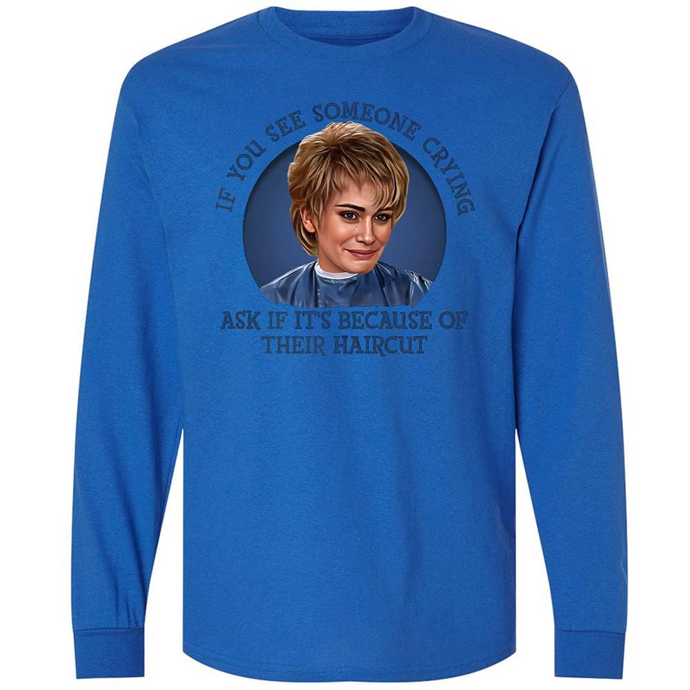 Long Sleeve T-Shirt - LB1TMPKZ - Royal - 7