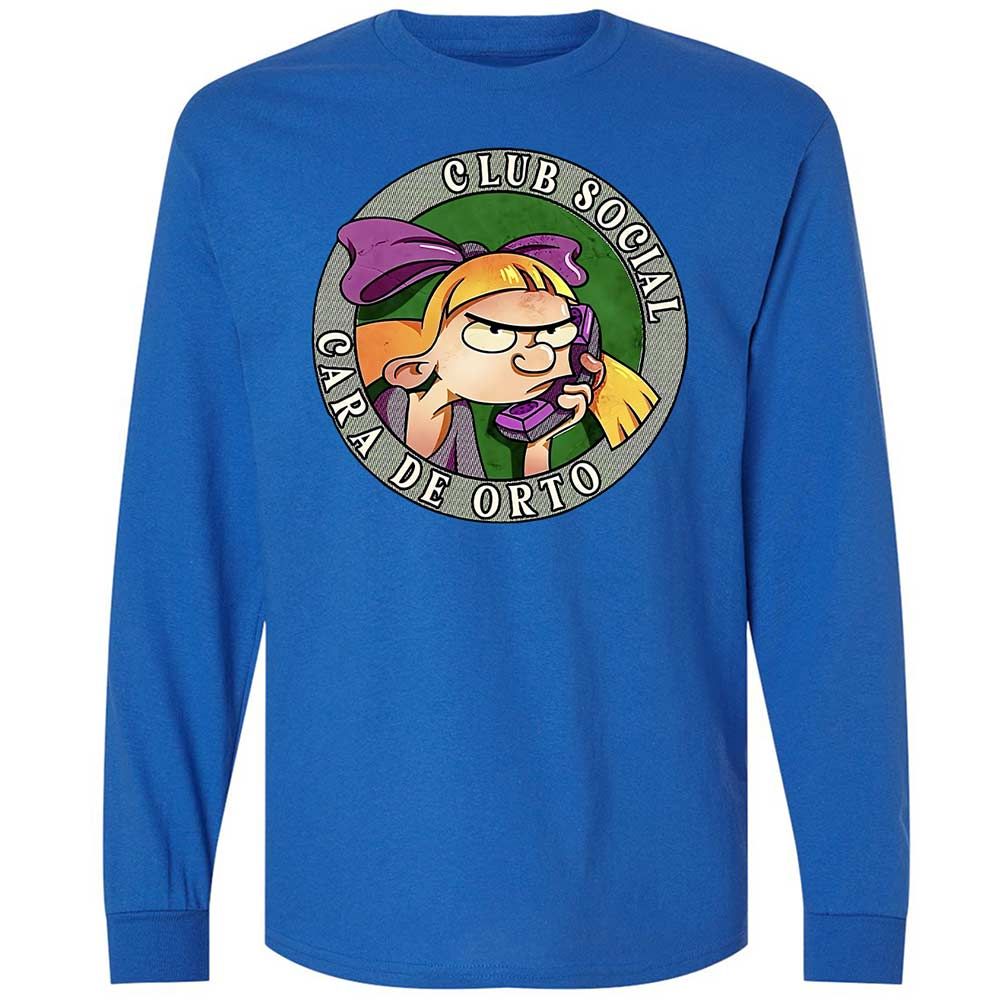 Long Sleeve T-Shirt - F1PJQCW7 - Royal - 7