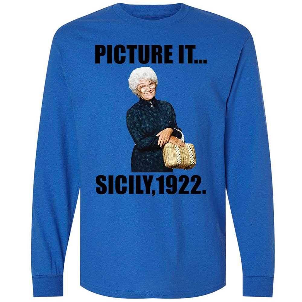 Long Sleeve T-Shirt - AH6J1NFE - Royal - 7