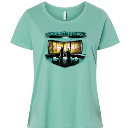 Ladies Curvy Jersey - 65WM93E8 - Saltwater - 7