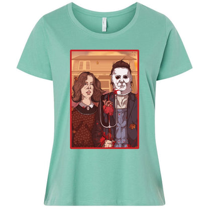 Ladies Curvy Jersey - T5P9WXEE - Saltwater - 7