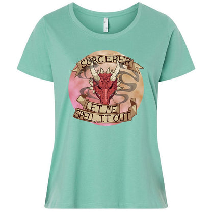 Ladies Curvy Jersey - 8SAB5MPJ - Saltwater - 7