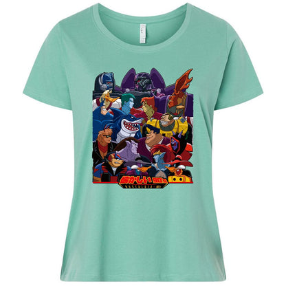 Ladies Curvy Jersey - BH8C8ALX - Saltwater - 7