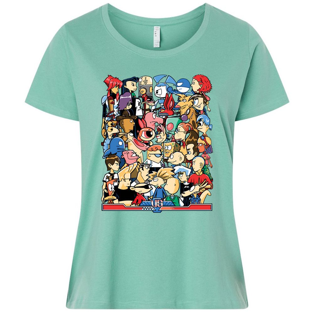 Ladies Curvy Jersey - A7A2ZN65 - Saltwater - 7