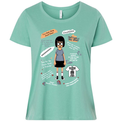 Ladies Curvy Jersey - YAVWR4SB - Saltwater - 7