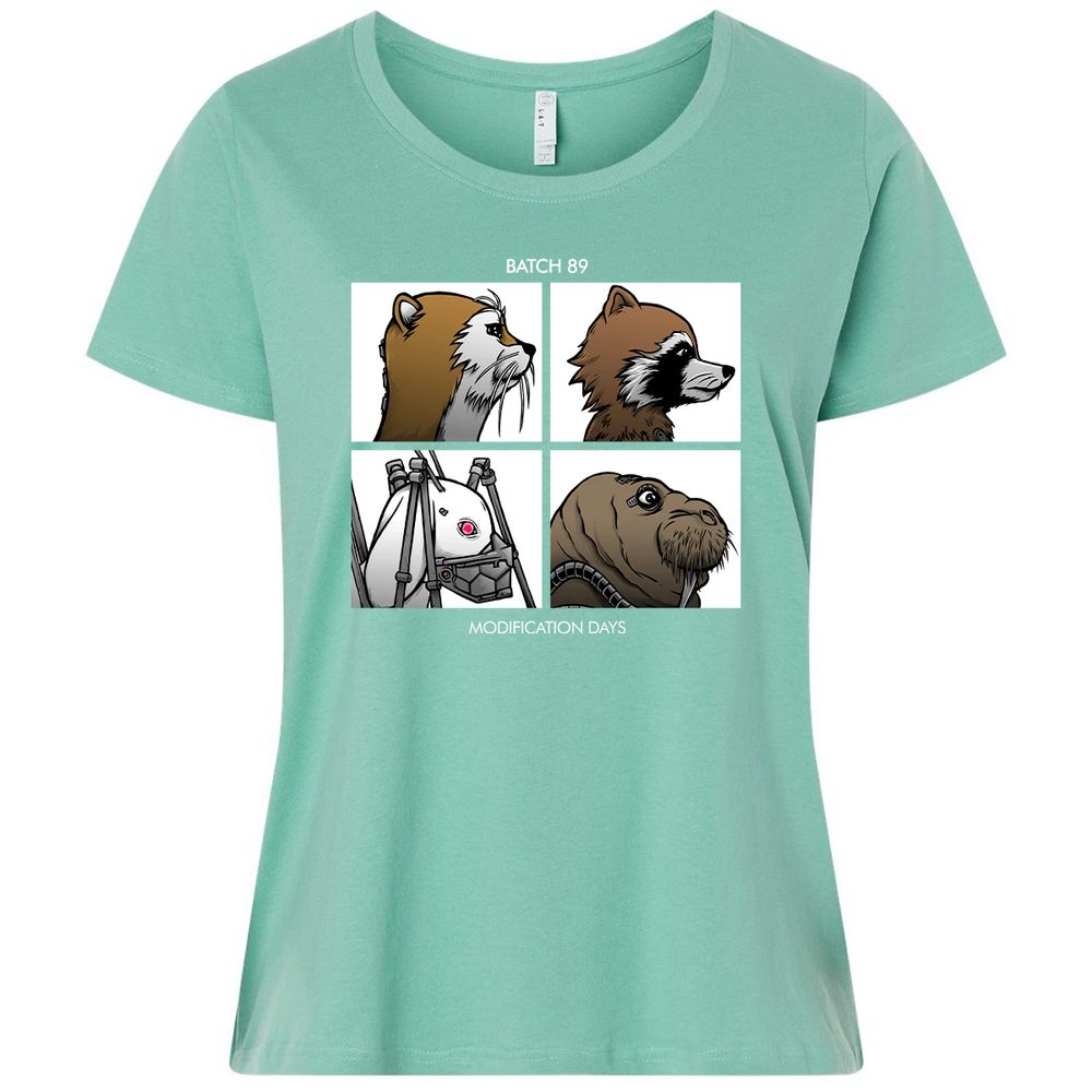 Ladies Curvy Jersey - QEYFZ5SB - Saltwater - 7