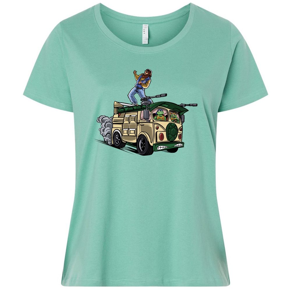 Ladies Curvy Jersey - 2YAGMU1D - Saltwater - 7