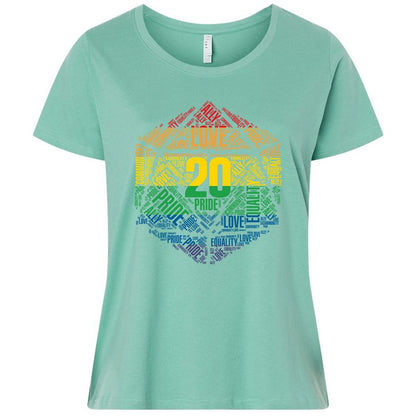 Ladies Curvy Jersey - BZZ7AR47 - Saltwater - 7