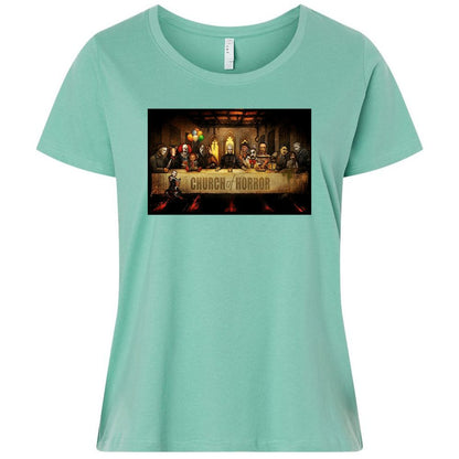 Ladies Curvy Jersey - Q9VBP9VU - Saltwater - 7