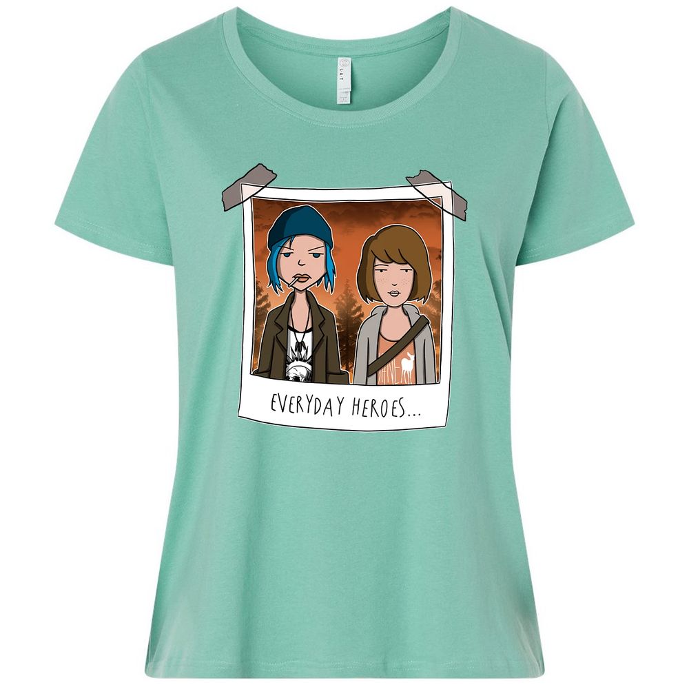 Ladies Curvy Jersey - J4WU9MKU - Saltwater - 7