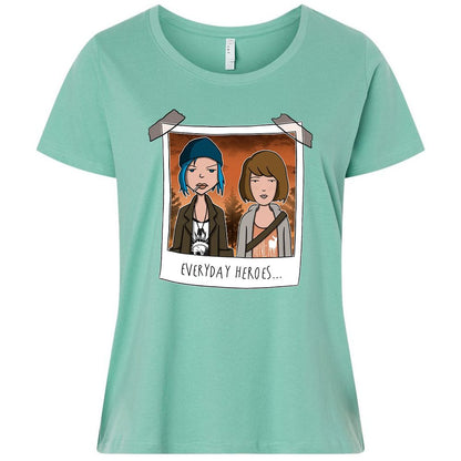 Ladies Curvy Jersey - J4WU9MKU - Saltwater - 7