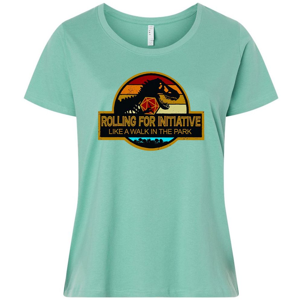 Ladies Curvy Jersey - 6WH1RFHP - Saltwater - 7