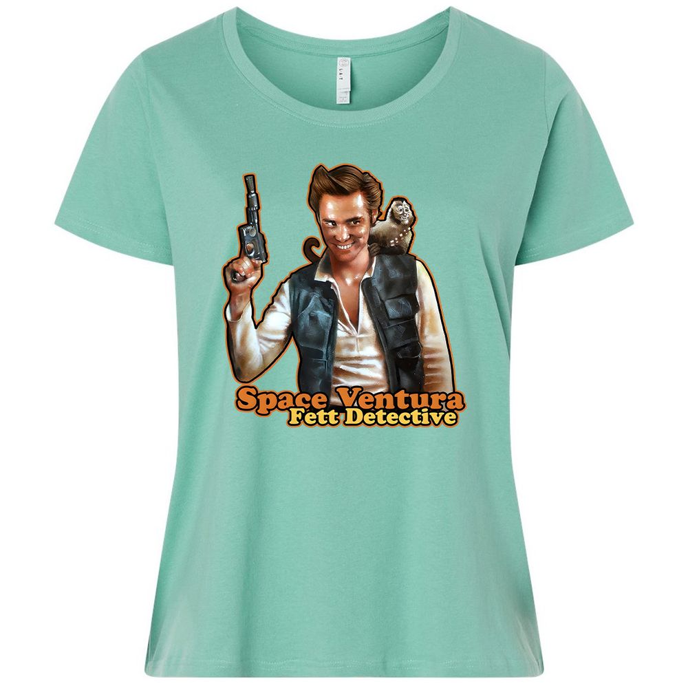 Ladies Curvy Jersey - 5XJ8D4EW - Saltwater - 7