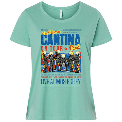 Ladies Curvy Jersey - 9VYHVBU3 - Saltwater - 7