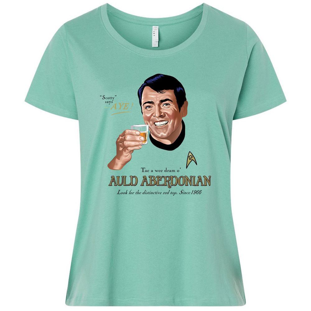 Ladies Curvy Jersey - 5VD5PKUR - Saltwater - 7