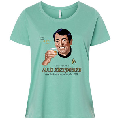 Ladies Curvy Jersey - 5VD5PKUR - Saltwater - 7