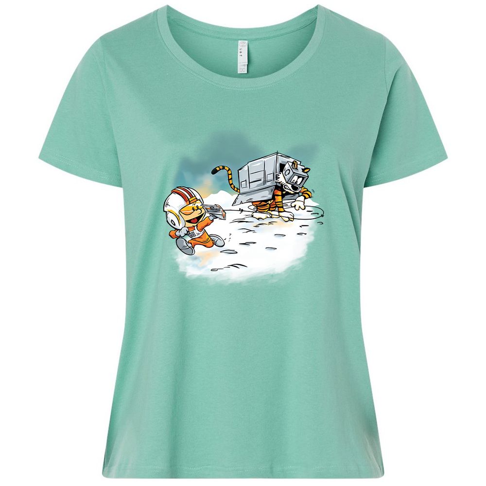 Ladies Curvy Jersey - 9CAUKCZ3 - Saltwater - 7