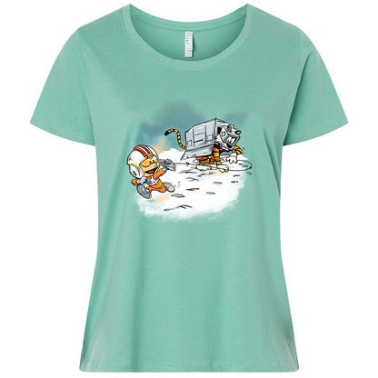 Ladies Curvy Jersey - 9CAUKCZ3 - Saltwater - 7