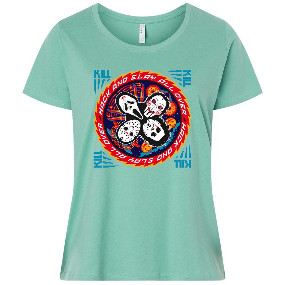 Ladies Curvy Jersey - X85DU5LA - Saltwater - 7