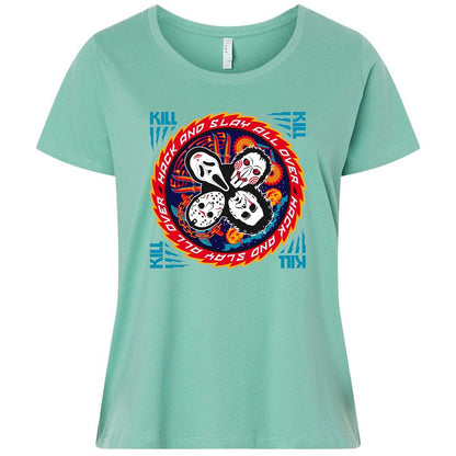 Ladies Curvy Jersey - X85DU5LA - Saltwater - 7