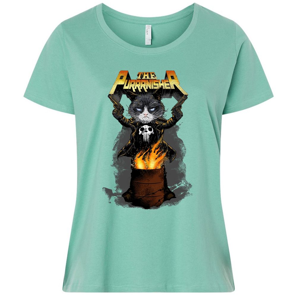 Ladies Curvy Jersey - T8YV5QEQ - Saltwater - 7