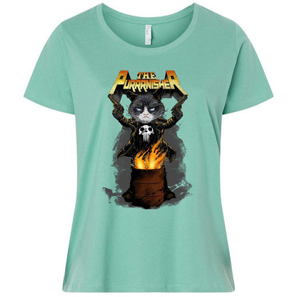 Ladies Curvy Jersey - T8YV5QEQ - Saltwater - 7