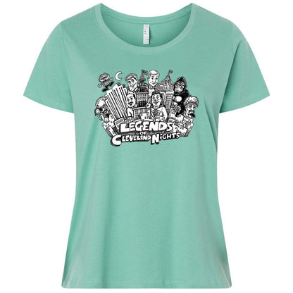 Ladies Curvy Jersey - 1JWQMDYA - Saltwater - 7