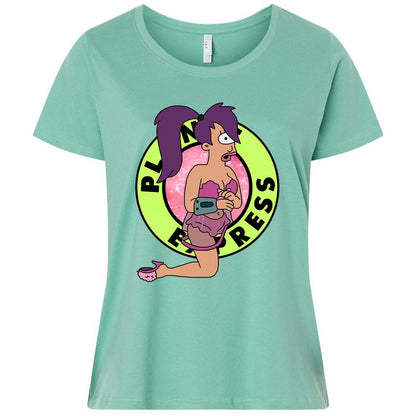 Ladies Curvy Jersey - FEZ21427 - Saltwater - 7