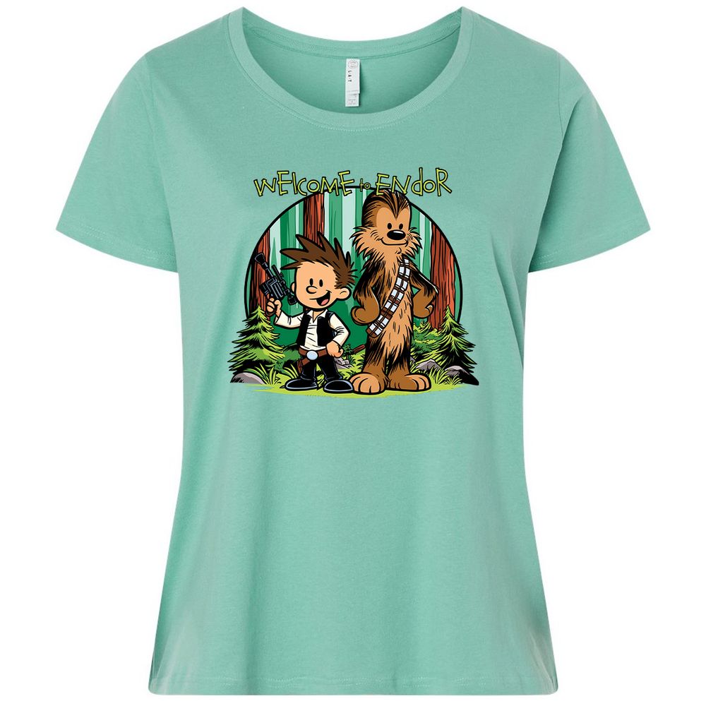 Ladies Curvy Jersey - 3W7UVUUP - Saltwater - 7