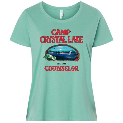 Ladies Curvy Jersey - B5JW2F1K - Saltwater - 7